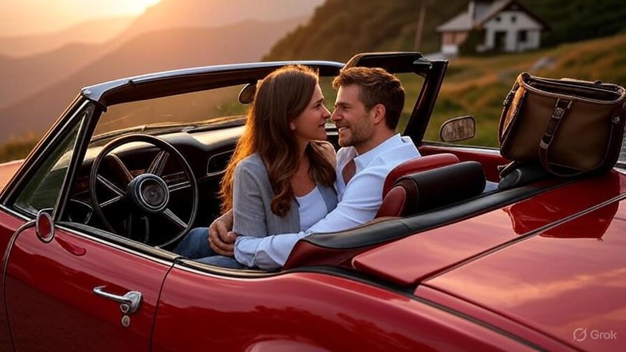 סופ"ש קבריולט: איך לתכנן חופשה זוגית עם רכב יוקרה פתוח
